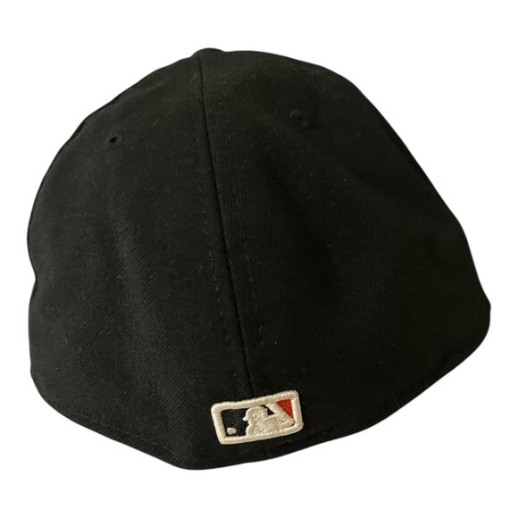 Miami Marlins New Era 59FIFTY Black Fitted Hat Size 7 5/8 – MLB On-Field Cap - Picture 3 of 7